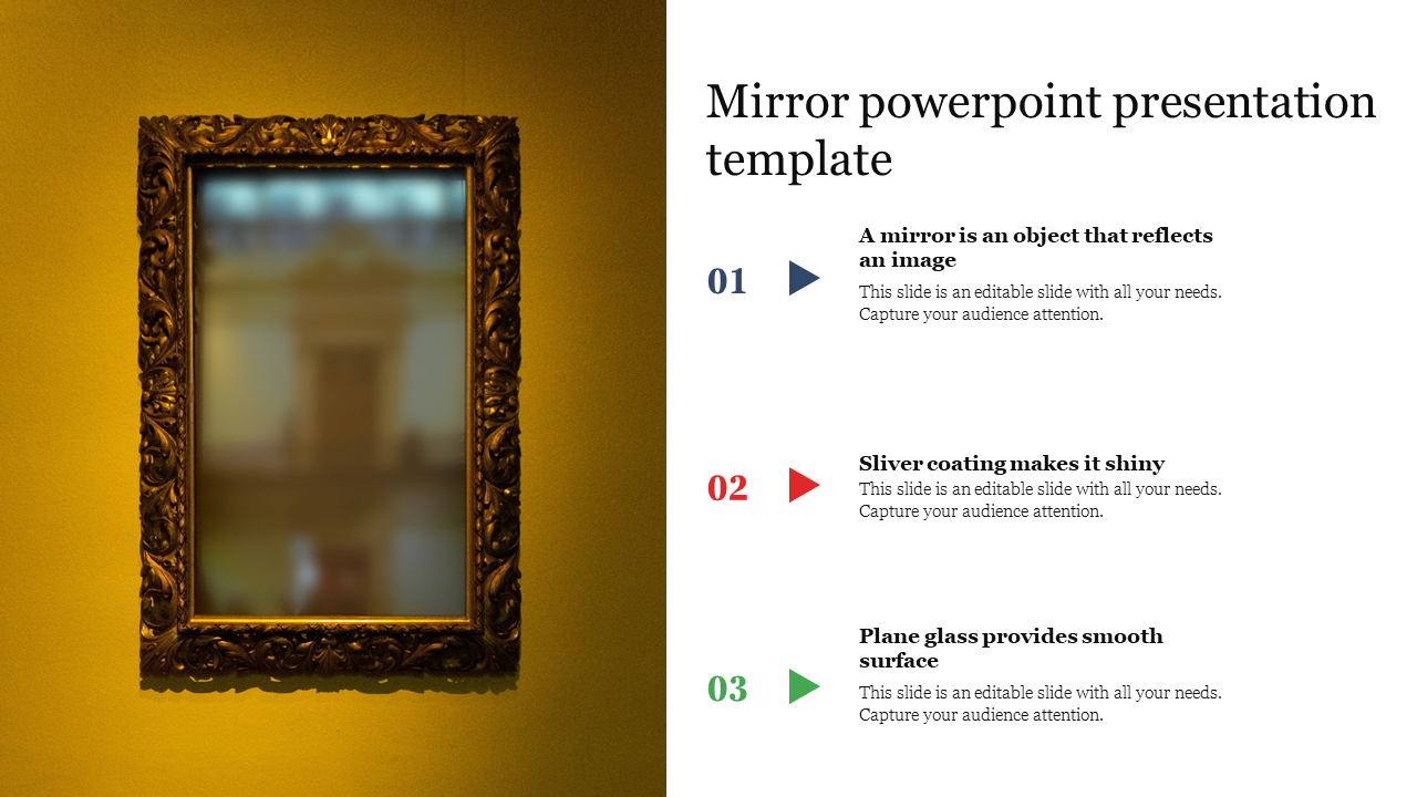 Mirror powerpoint presentation template